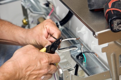 Ramtech Electric repairing electric wires in Orlando, FL.
