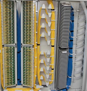 Network wiring by Ramtech Electric